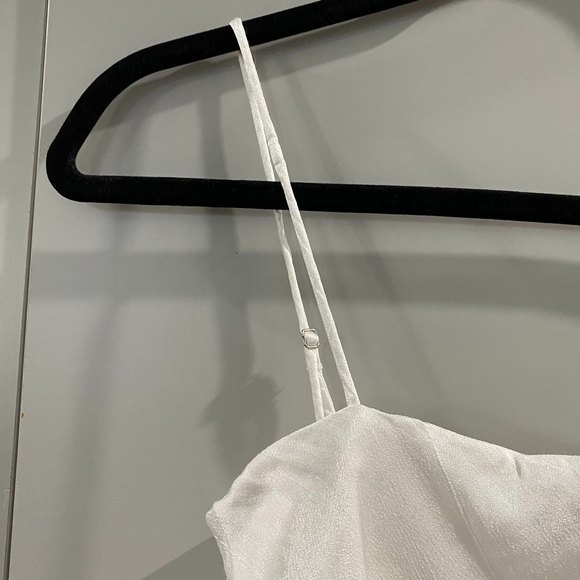 Zara Bandana Straight Neck Crop Top White Size XS - Picture 6 of 6